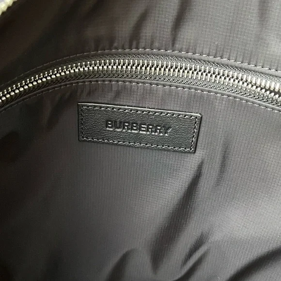 🎒BURBERRY black belt bum bag backpack largo logo sold out retail unisex - Picture 7 of 11